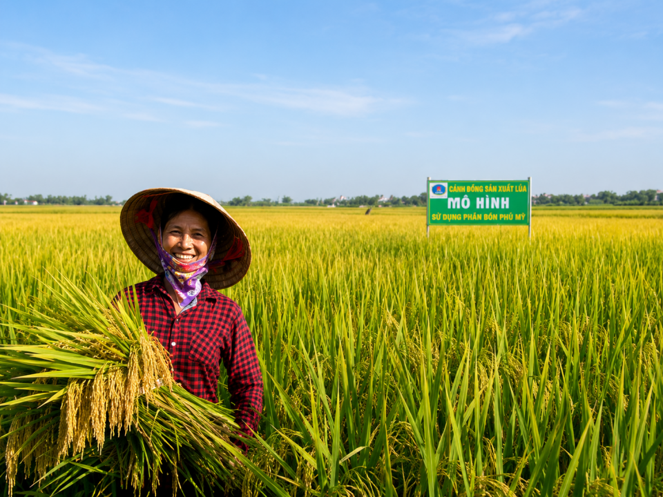 Lúa tốt nhờ Phân bón Phú Điền